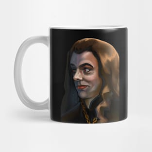 Oil pastel portrait Mug